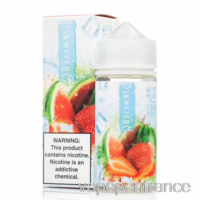 Fraise Pastèque Glacée - Skwezed - Stylo Vape 100 Ml 6 Mg